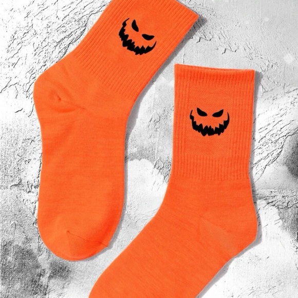 Orange Halloween Socks - Picture 5 of 5